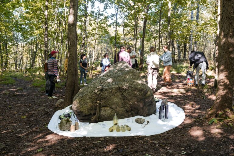 The workshop What’s Fermenting. A peer discussion created by Aliisa Talja and Samuli Laine from WAUHAUS collective took place on the Climate Security festival in Helsinki, Finland in September 2024. Photo: Aman Askarizad